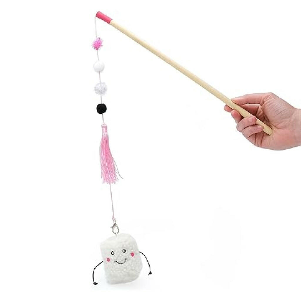 Zippy Paws ZippyClaws ZippyStick-Marshmallow Indoor Toy For Cat (Small)