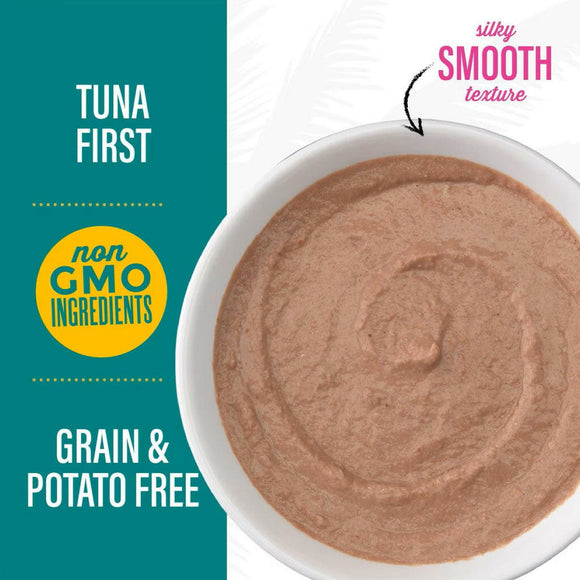 Tiki Cat Velvet Mousse Tuna & Chicken Grain Free Food For Cats (2.8 oz x 12 pouches)