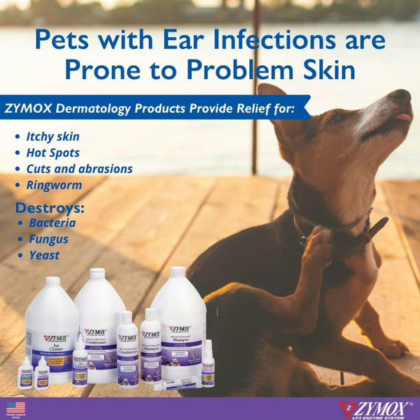 Zymox Advanced EnzymaticOatmeal Cat & Dog Conditioner Bottle (12oz)