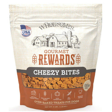 Wholesomes Gourmet Rewards Cheezy Bites Biscuit Dog Treats