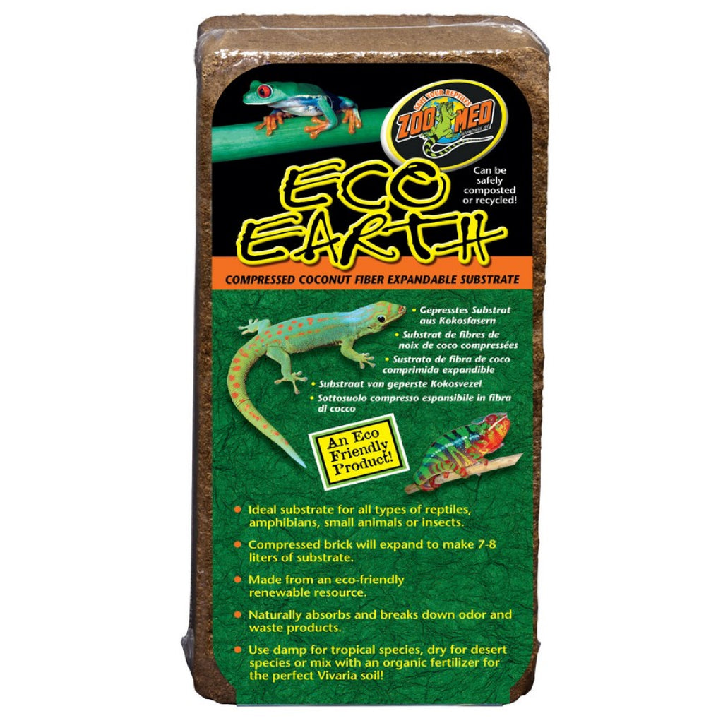 Zoo Med Eco Earth Compressed Coconut Fiber Substrate