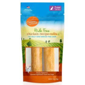 Canine Naturals Raw-Hide Free Chicken Recipe Rolls Dog Treats