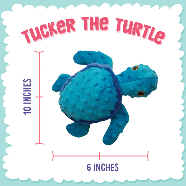 Snugarooz Tucker the Turtle Soft & Durable Plush Dog Toy (10")