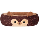 Squishmallows Plush Bolster Pet Bed -Hans the Hedgehog