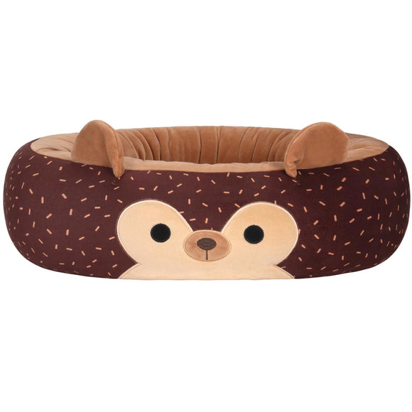 Squishmallows Plush Bolster Pet Bed -Hans the Hedgehog