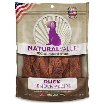 Loving Pets Natural Value Duck Tenders Dog Treats (14 oz)