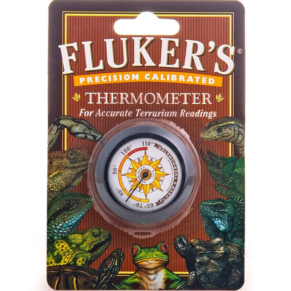 Fluker's Precision Calibrated Round Thermometer For Reptiles & Amphibians