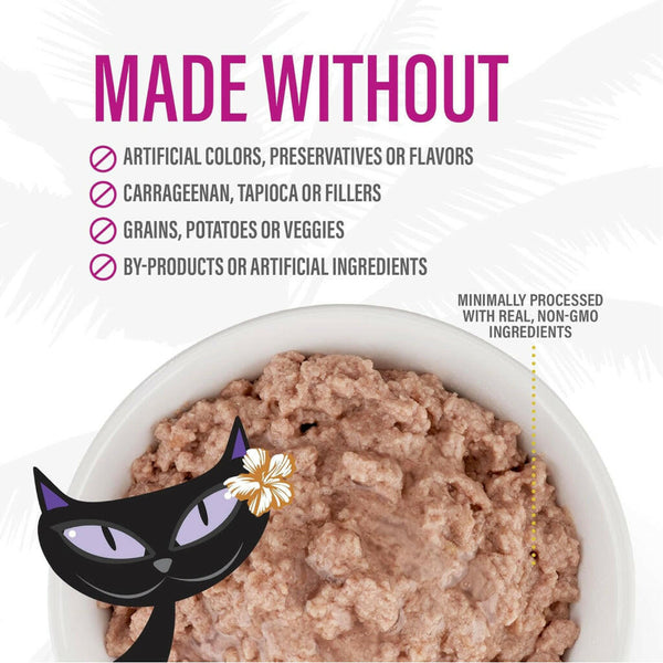 Tiki Cat After Dark Chicken and Quail Pate Grain-Free Wet Food For Cats (3 oz x 12 cans)