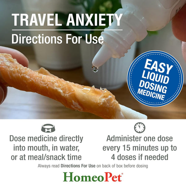 HomeoPet Travel Anxiety for Pets (15 ml)