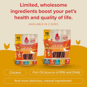 Plato Thinkes Real Chicken Recipe Sticks Dog Treats, 18-oz - 0