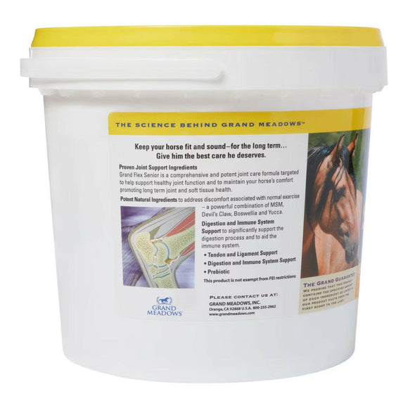 Grand Meadows Grand Flex Senior Aggressive Joint Supplement For Horse & Dogs (3.75 LB)