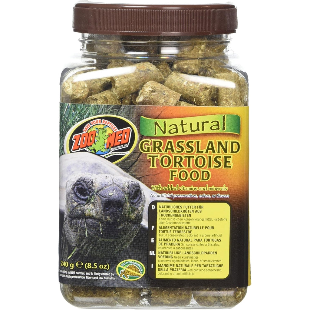 Zoo Med Natural Grassland Tortoise Dry Food - High Fiber Diet