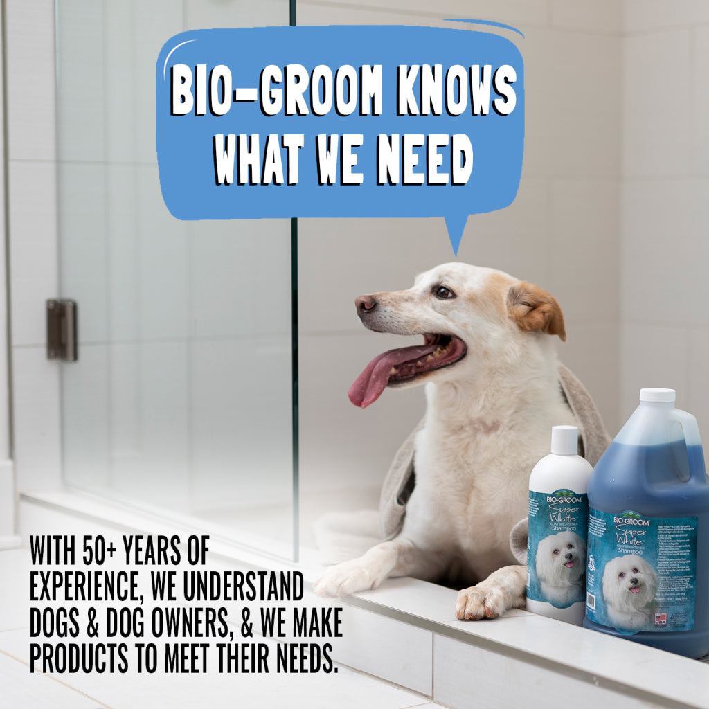 Bio Groom Super White Coat Brightening Shampoo For Dogs