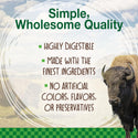 Nylabone Healthy Edibles WILD Natural Long-Lasting Bison Flavor Bone Chew Treats for Dogs