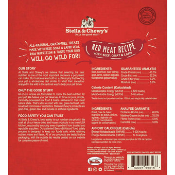 Stella & Chewy's Red Meat Wild Weenies Freeze-Dried Raw Dog Treats (3.25 oz)