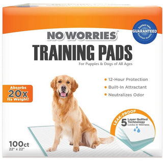 Four Paws No Worries 12-Hour Dog Training Pads- 22 x 22 inch (100 ct)