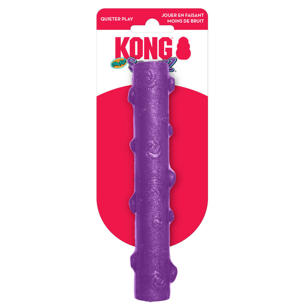 Kong Squeezz Crackle Stick Toy For Dogs-Medium (color varies)