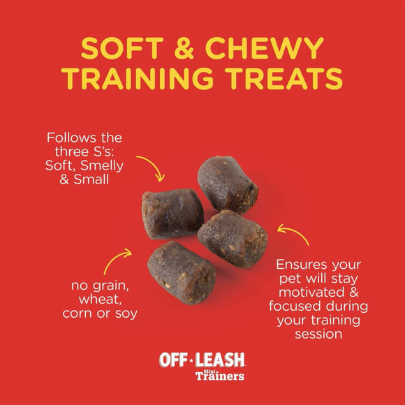 Earthly Off Leash Mini Trainers Roasted Peanut Recipe Dog Treats (5 oz)