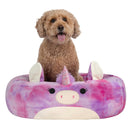 Squishmallows Plush Bolster Pet Bed- Lola the Unicorn