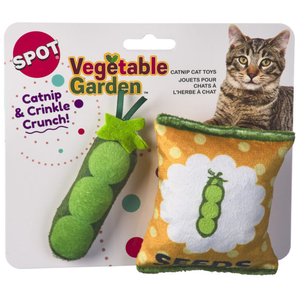 Spot Vegetable Garden Crinkly Catnip Cat Toys (2 pack)