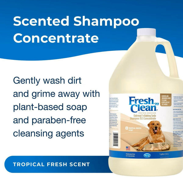 fresh n clean oatmeal dog shampoo