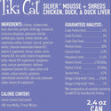 Tiki Cat Silver for Seniors Chicken & Duck & Duck Liver Grain-Free Wet Food For Cats (2.4 oz x 12 cans)