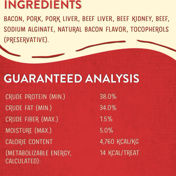 Stella & Chewy's Bacon Wild Weenies Freeze-Dried Raw Dog Treats