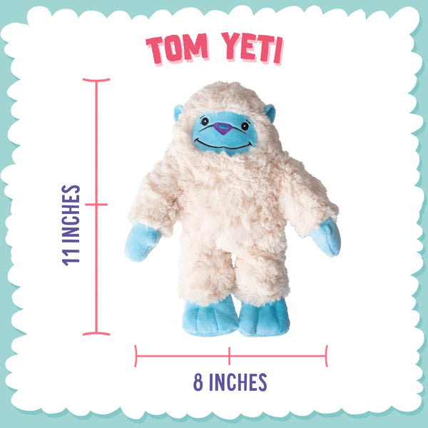 Snugarooz Tom Yeti Squeaker and Crinkle Plush Dog Toy