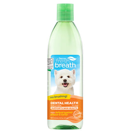 TropiClean Fresh Breath Dental Health Solution Supports Skin Health for Dogs