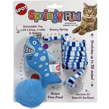 Spot Springy Fun Pom Pom Interactive Cat Toy (Assorted Characters)