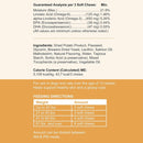 Chew + Heal Omega Skin + Coat Supplement for Dogs (180 soft chews)