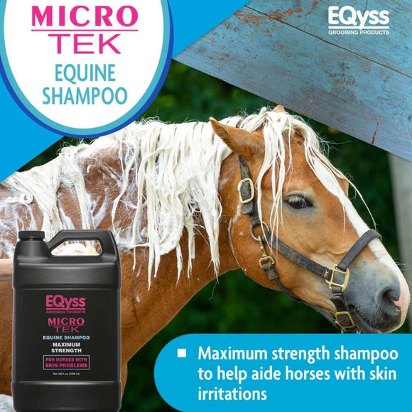 EQyss Grooming Products Micro-Tek Maximum Strength Soothing Shampoo For Horse (Gallon)