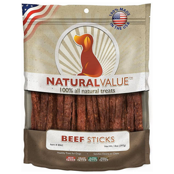 Loving Pets Natural Value Beef Sticks Dog Treats (14 oz)