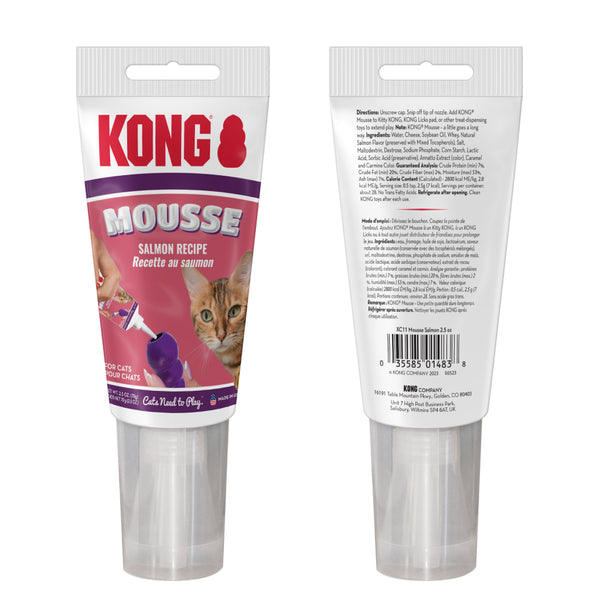 KONG Salmon Mousse Treat Paste For Cats (2.5 oz)