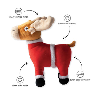 Wagsdale Claus I Said So Plush Toy For Dogs