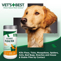 Vet's Best Flea and Tick Wipes for Dogs & Cats (50 ct)