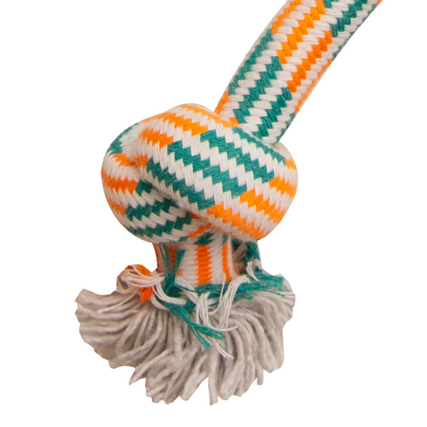 Snugarooz Knotty N Nice Fetch Dog Toy- Assorted (16")