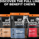 Go! Solutions Benefit Chews Sensitivies Limited Ingredient Salmon Recipe Soft & Chewy Treats for Dogs (6 oz)