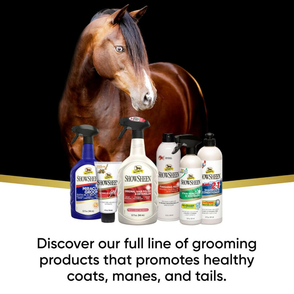 Absorbine Showsheen Stainer Remover & Whitener Spray For Horses (20 oz)