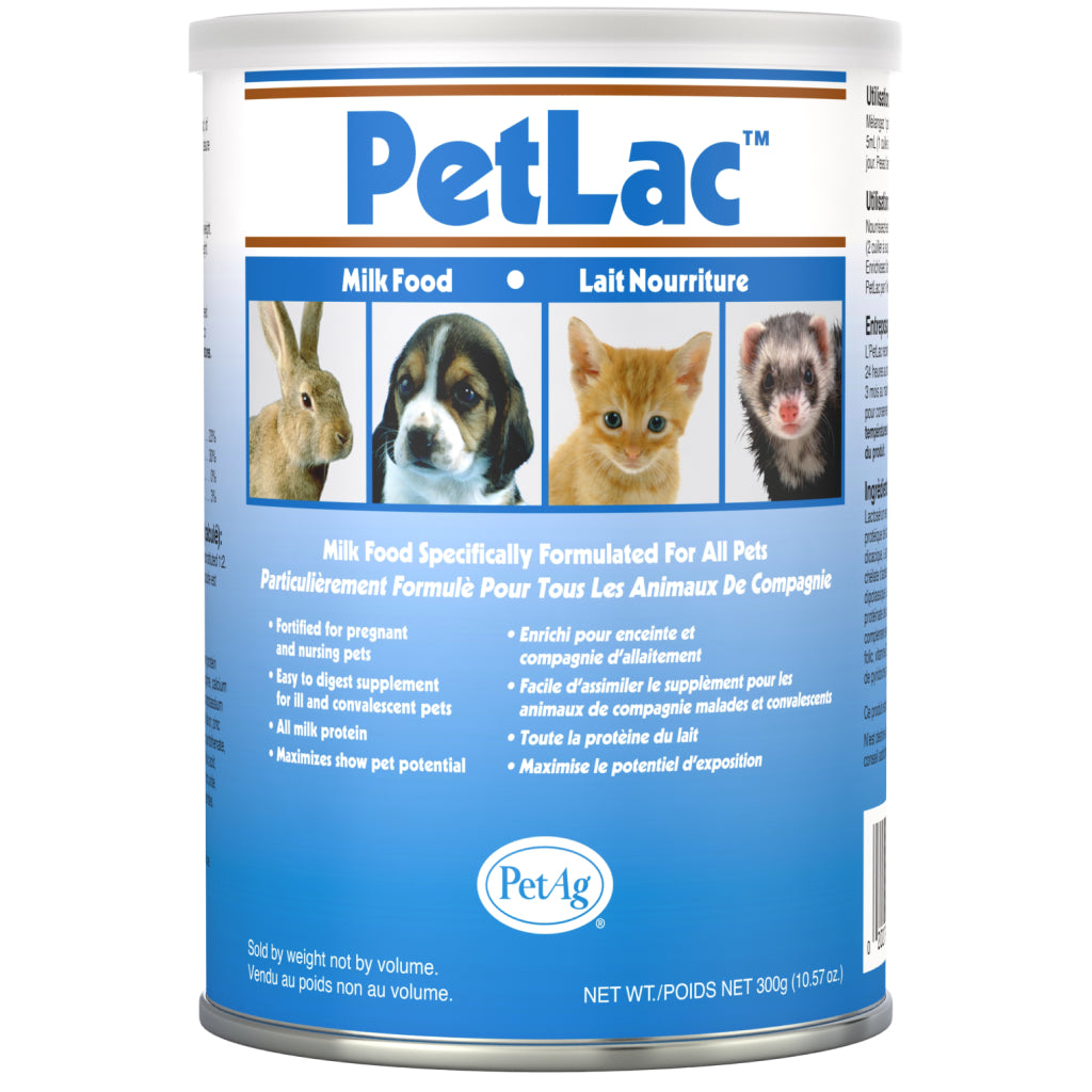 Pet-Ag PetLac Milk Replacement Powder for All Pets (10.5 oz)