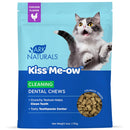 Ark Naturals Kiss Me-Ow Cleaning Dental Chews Crunchy Cat Treats -Chicken Flavor
