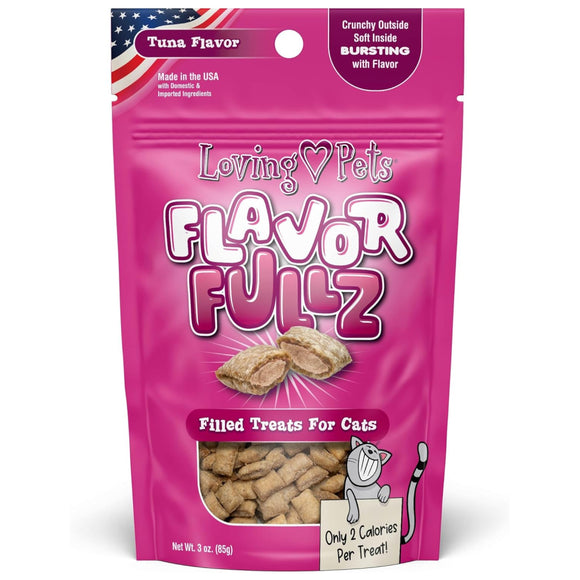 Loving Pets Flavorfullz Filled Tuna Flavor Treats For Cats (3 oz)