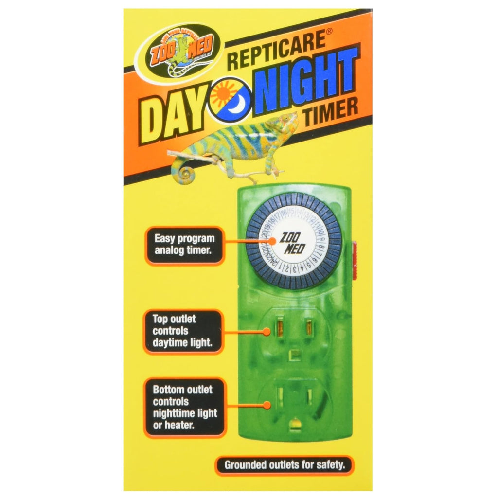 Zoo Med ReptiCare Day & Night Timer - Perfect Lighting for Reptiles