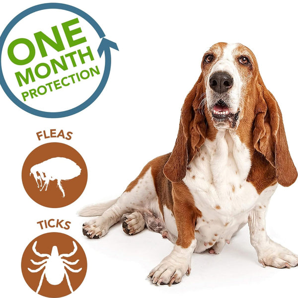 Vet's Best Flea & Tick Spot Treatment for Medium Dogs 16-40 lbs (4 doses)