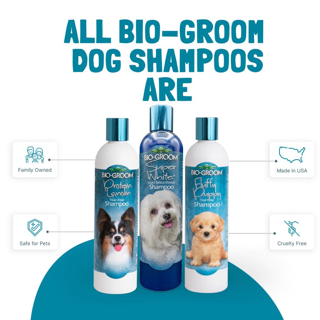 Bio Groom Super White Coat Brightening Shampoo For Dogs