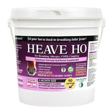 Heave Ho for Allergies, COPD & Coughing in Horses with Sugar-Free Apple