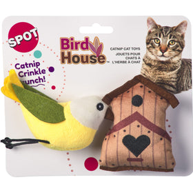 Spot Bird House Crinkly Catnip Cat Toys (2 pack)