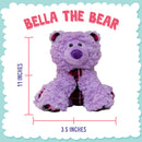 Snugarooz Bella the Bear Tough & Durable Soft Squeaky for Chewers Dog Toy- (11")