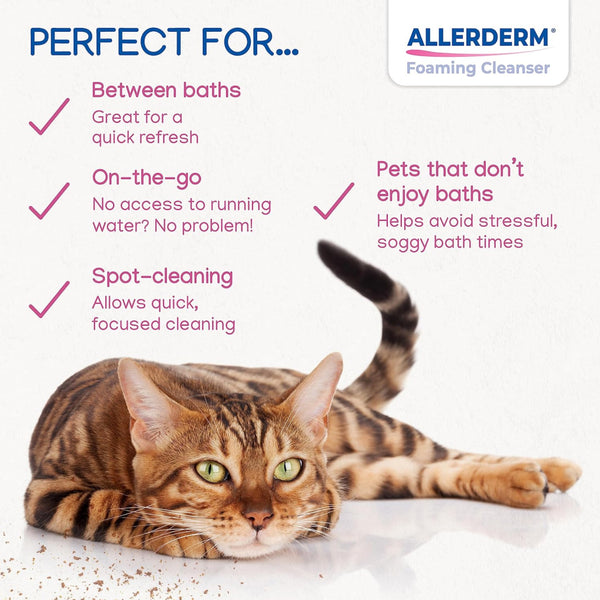 Virbac Allerderm Foaming Cleanser For Dogs & Cats (6.76 oz)