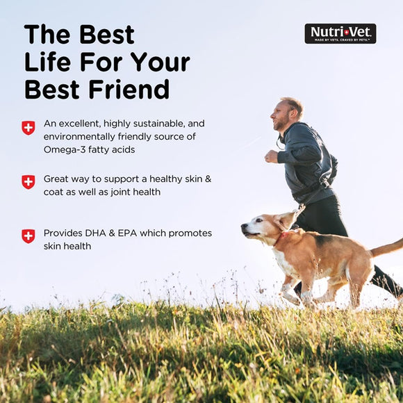 Nutri-Vet Fish Oil Liquid Supplement for Dogs (12 oz)